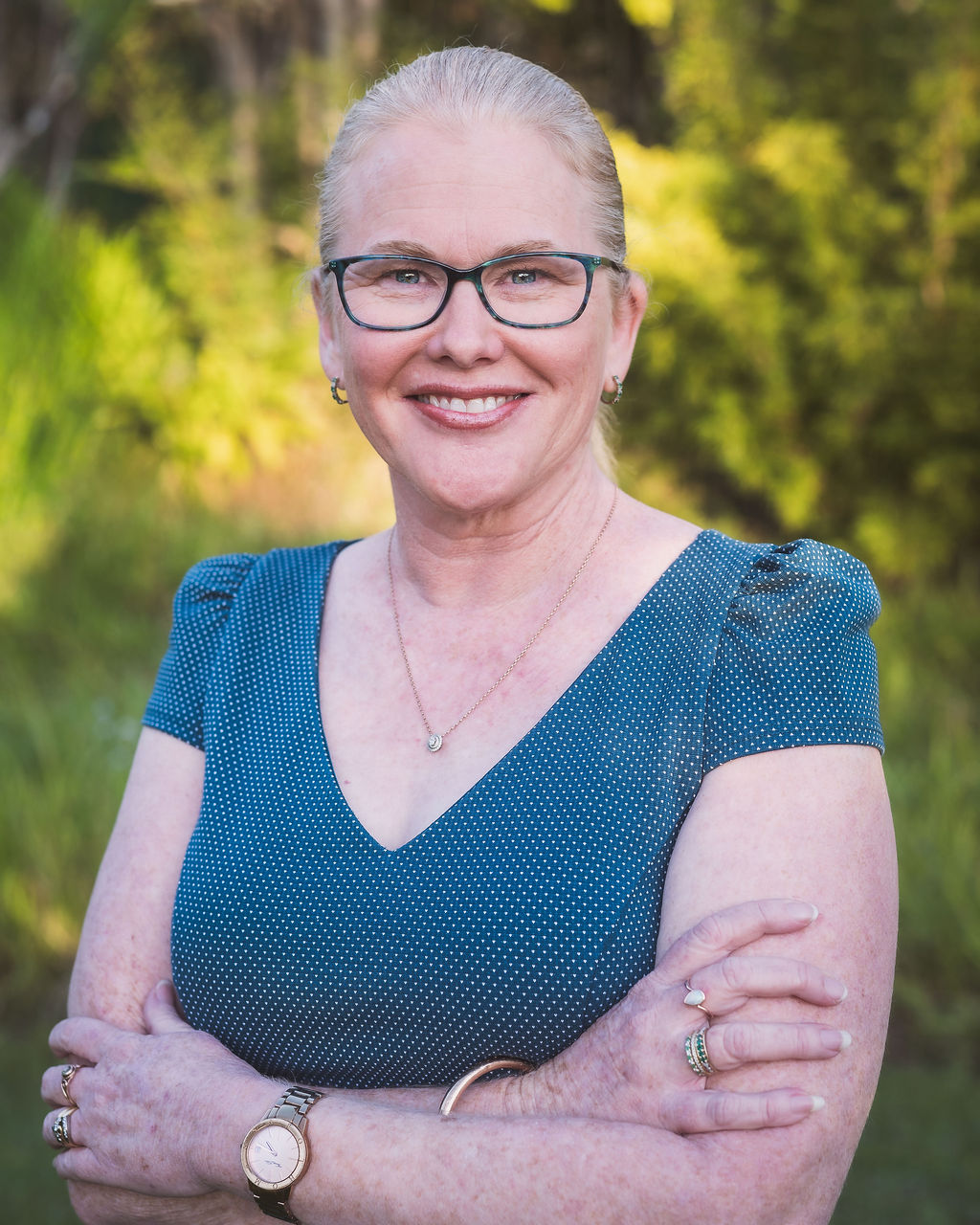 Portrait of Christine West
